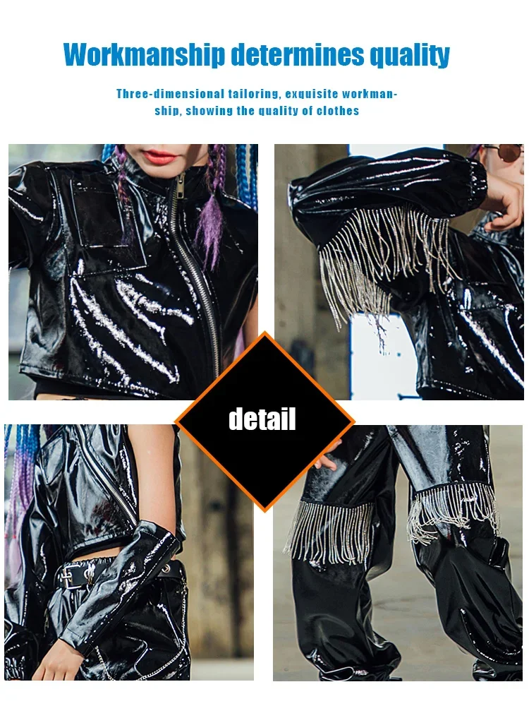 Танцевальная детская одежда подиумная для выступлений K-pop сценические наряды