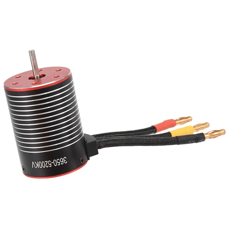 3650 5200KV бесщеточный двигатель и 60A ESC водонепроницаемый для 1:10 1/10 RC грузовик модель