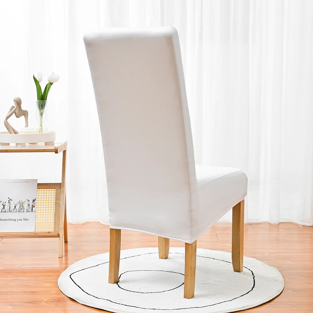 

Chair Cover Protector Elastic Covers Office Slipcovers Desk Stretch Kitchen Water Pu Slipcover Case Furniture Cloth Armchair