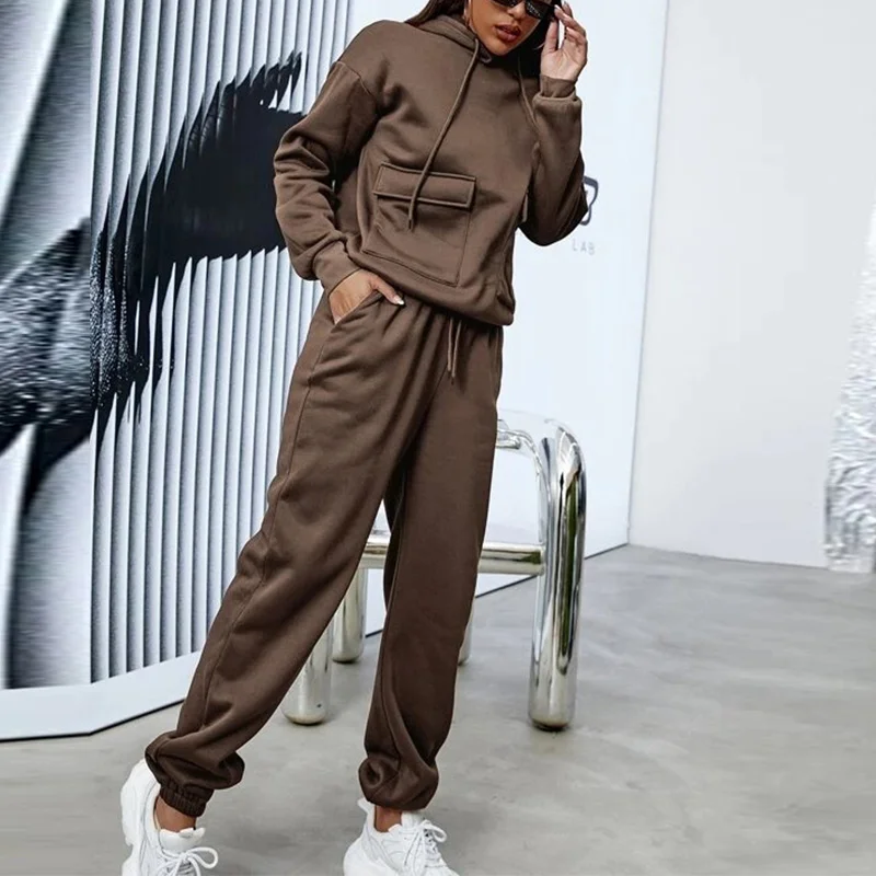 Casual Women Tracksuit Two Piece Sets 