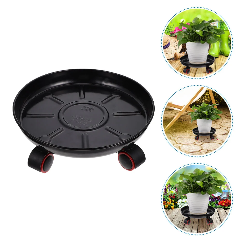 

Flowerpot Tray for Heavy Plants Whisky Buckets Movable Tray Floor Tray