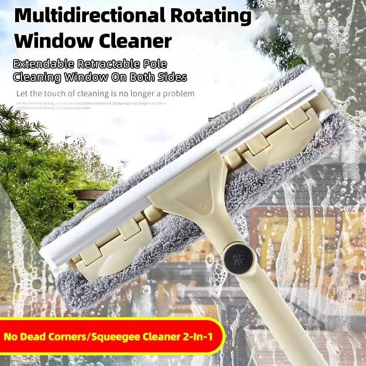 

Double Sided Handle Glass Cleaning Tool Wiper Multifunctional Window Cleaner Household Spray Wiper