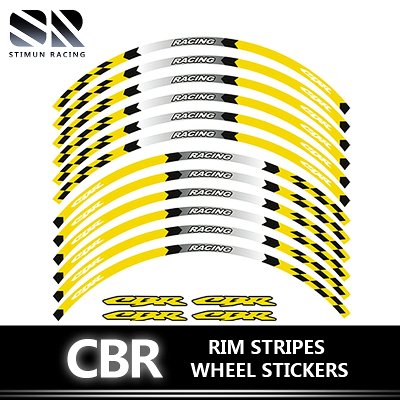 

Для HONDA CBR 1000F 1000RR 1000S1 250 17 "обод полосы колеса наклейки лента наклейки