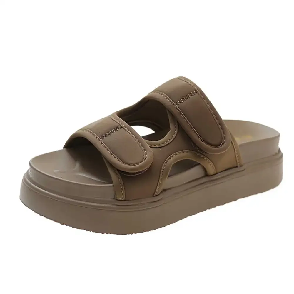

thick sole without heel sandals for the beach woman Slippers womens shoes 2023 summer woman flip flops sneakers sports YDX2