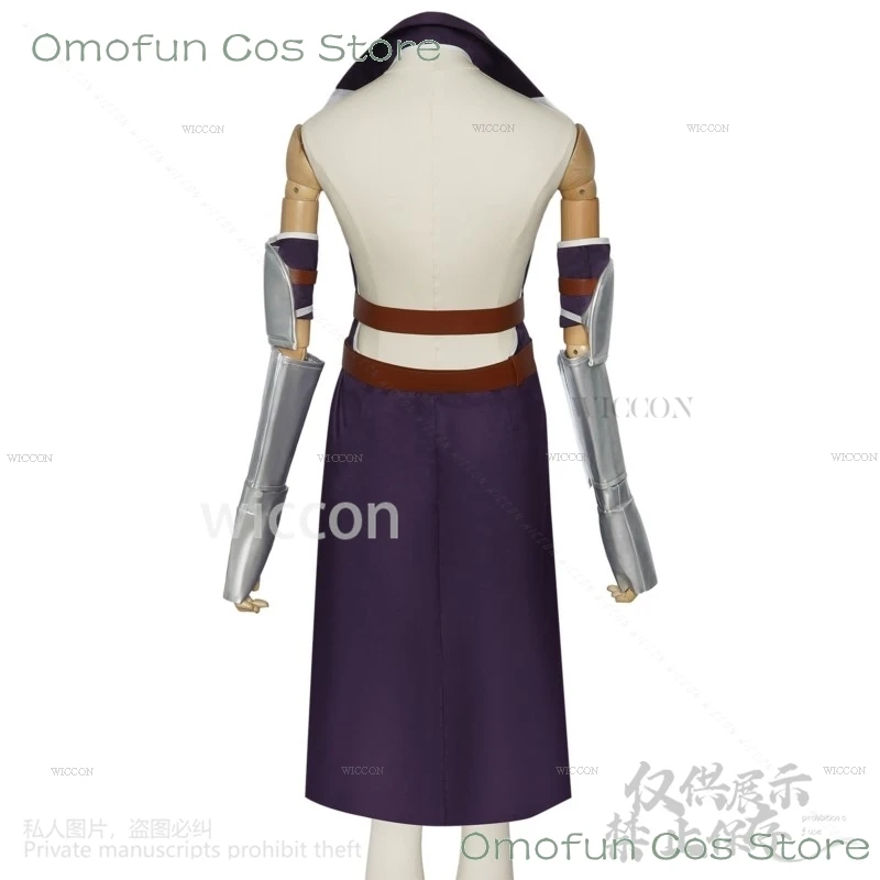 Аниме FAIRYY Cos TAIL Косплей Erza·Scarlet Костюм Парик Фиолетовое Платье Индивидуальная