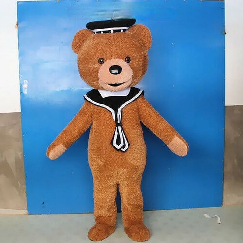

Kawaii плюшевый медведь талисман костюм Хэллоуин Мультфильм Вечеринка Косплей Рождество карнавал рекламный костюм
