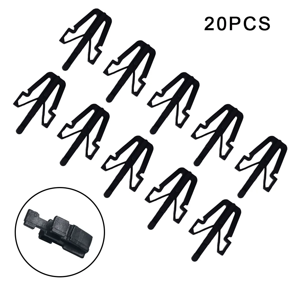 

20 PCS Nylon Front Grille Clip Replaceable Automobile Clips Replacement Black For Isuzu Pickup KB TF D-Max For Holden Rodeo