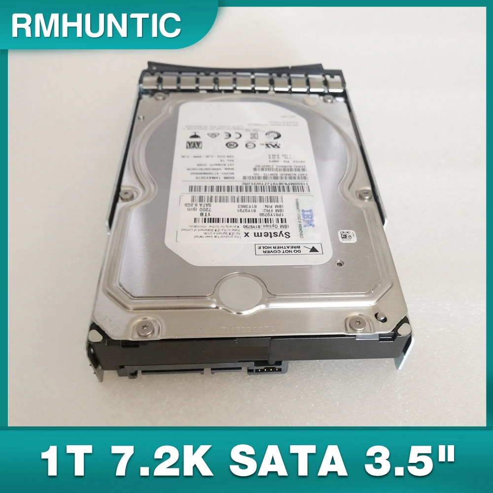 For IBM Server Hard Disk X3650M4 M5 81Y9791 81Y9790 1T 7.2K SATA 3.5