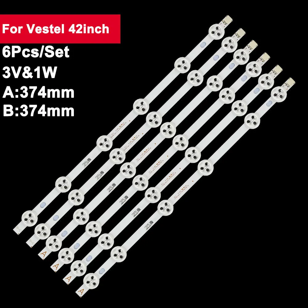 

6 шт./комплект, Детская подсветка для телевизора, 374 мм