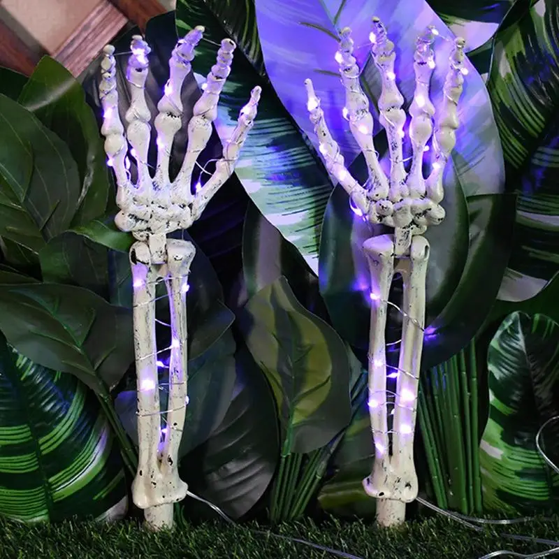 Светящиеся скелетонирующие руки солнечные скелетонированные дорожные фонари