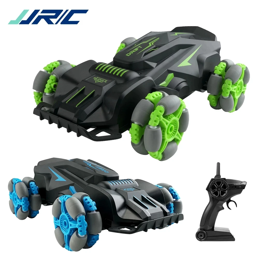 

JJRC 10km/h High Speed 2.4G Radio RC Stunt Car Drift 360 Rotation Anti-collision Tire Outdoor Kid Remote Control Racing Toy Gift