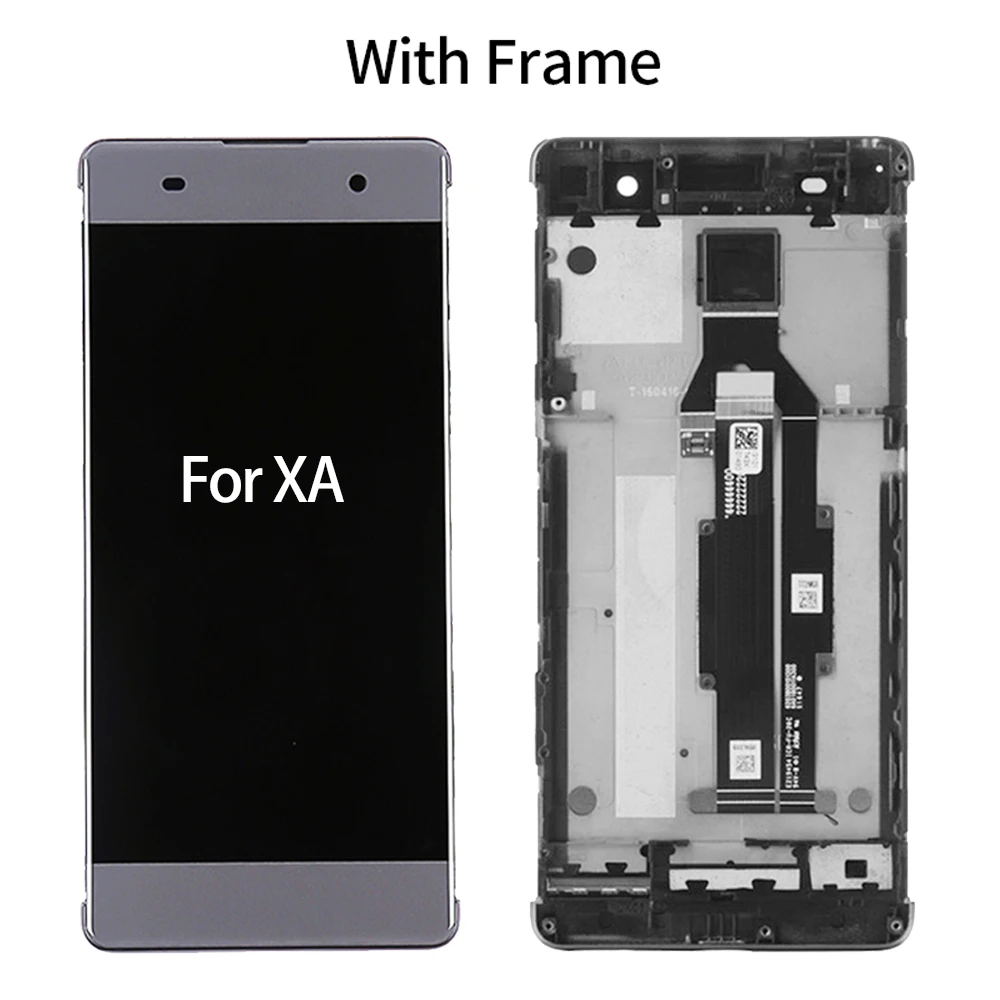 Оригинальный дисплей для Sony Xperia XA XA1 XA2 XA3 ЖК сенсорный экран с рамкой дигитайзер