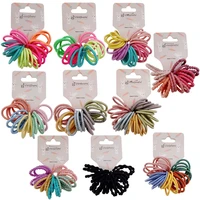 20pcs new cute girl hair bands candy color elastic rubber band hair band child baby headband scrunchie hair tie accessories