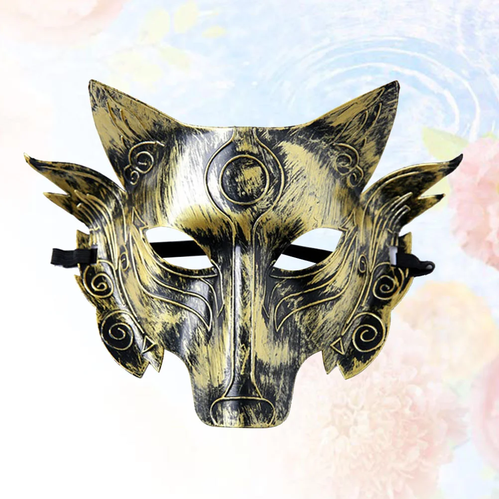 

4 Pcs Halloween Decoration Cosplay Mask Simulation Wolf Prom Deguisement Animal