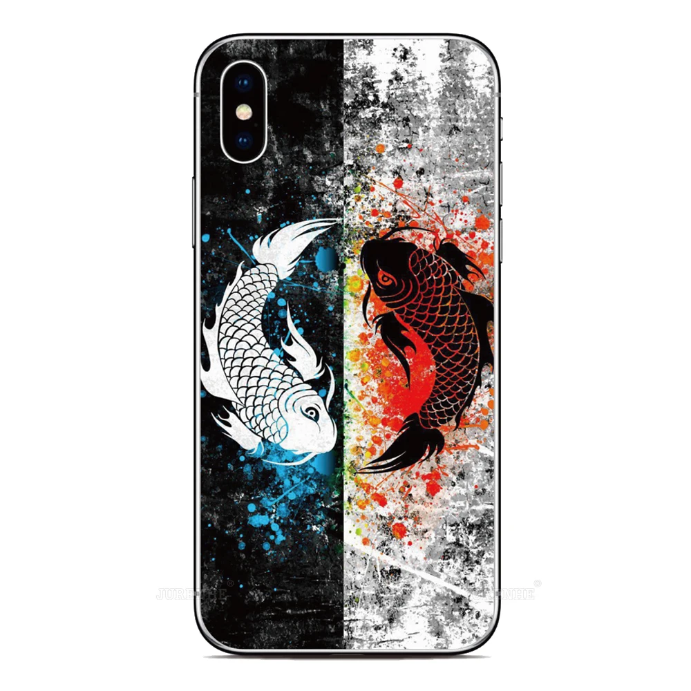 Японский чехол для телефона Koi Fish UMIDIGI G100 G9A G9C G9T G9 5G G6 Note 90 90C 90A G5A G5 Mecha A16 A15 A13 Pro Max Bison