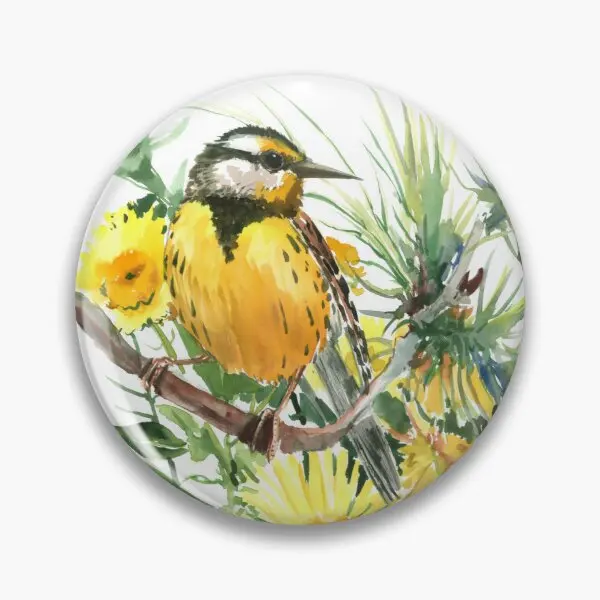 

Милая женская брошь на воротник с изображением луга и цветов