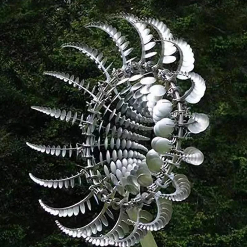 

Unique Magical Metal Windmill Outdoor Wind Spinners Wind Collectors Courtyard Patio Lawn Garden Decoration Outdoor Indoor