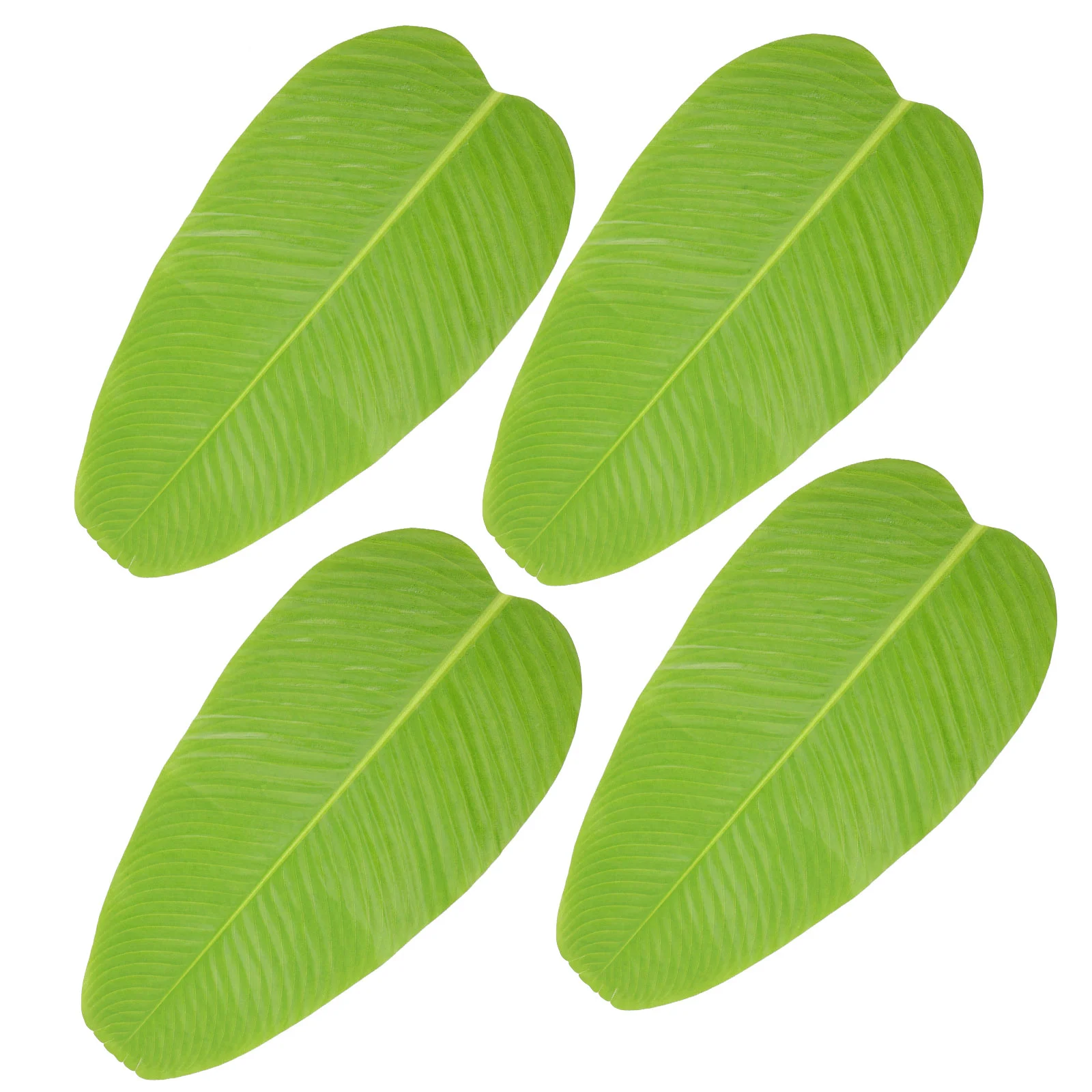 

Placemat Realistic Creative Exquisite Tropical Party Decoration Desk Coaster Table Mat Fake Leaf Place Mat