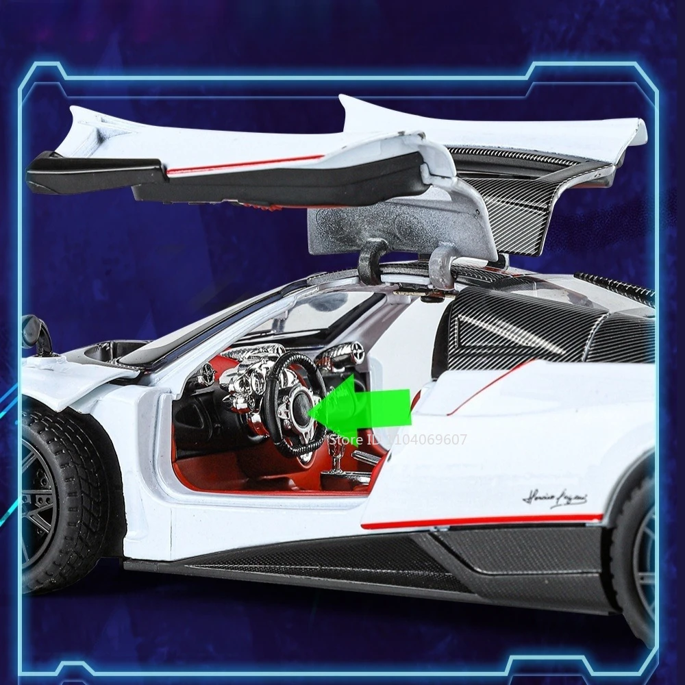 Модель Автомобиля Pagani Huayra BC Масштаб 1:24 Литая Под Давлением Металлическая Игрушка