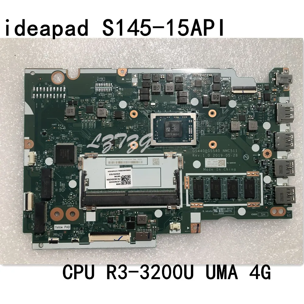 

Original Laptop For Lenovo Ideapad S145-15API Motherboard mainboard With CPU R3-3200U UMA 4G FRU 5B20S42804
