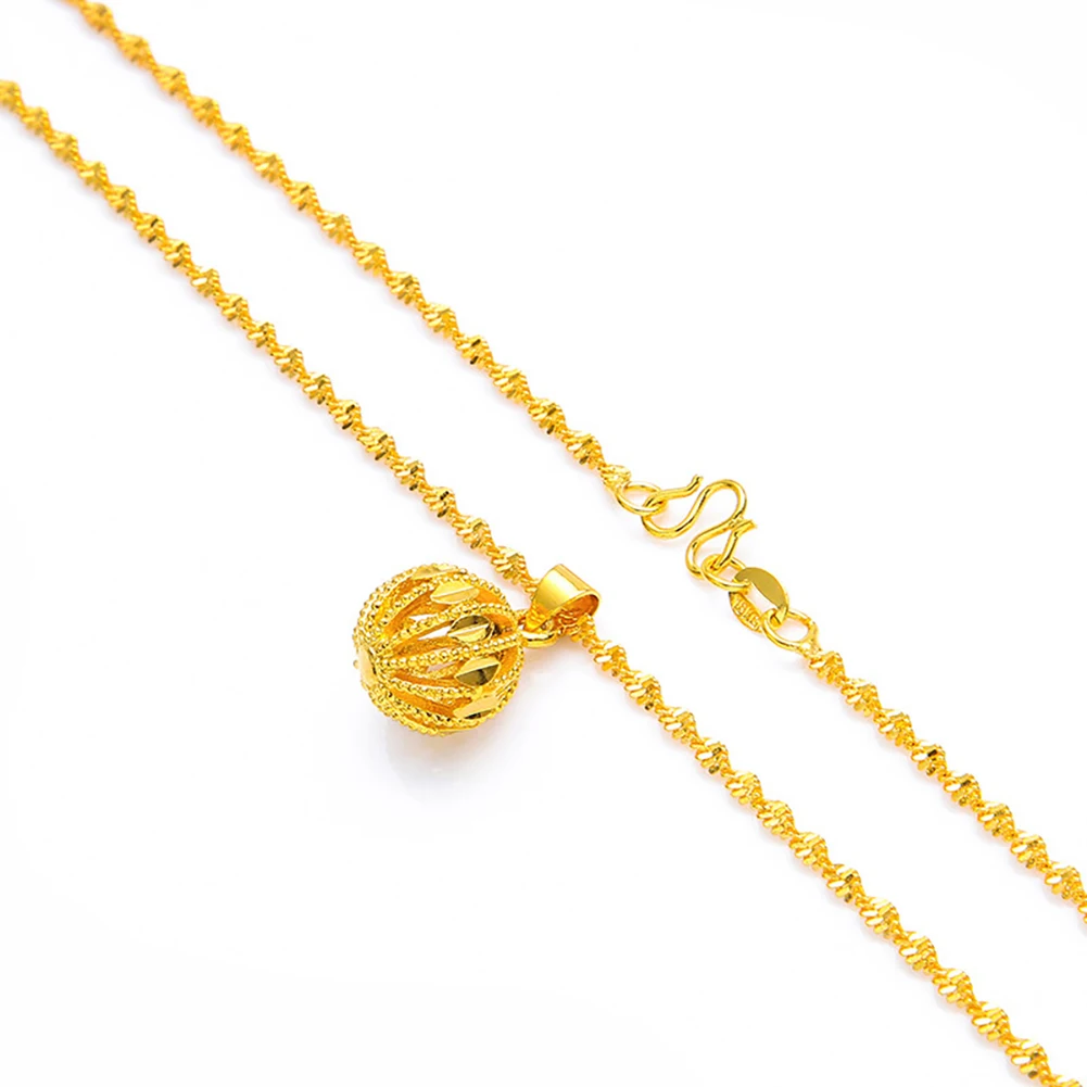 Модное золотое ожерелье с песком глянцевые Переводные бусины аллювиальное