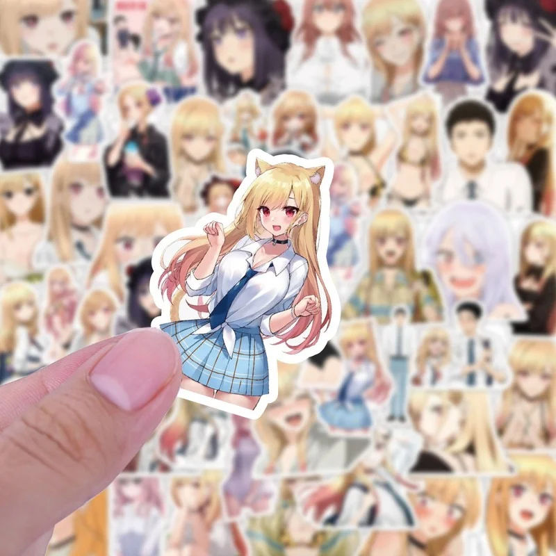 

My Dress-Up Darling Stationery Sticker Cartoon Graffiti Stickers Kitagawa Marin Gojo Wakana Anime Decorations School Supplies