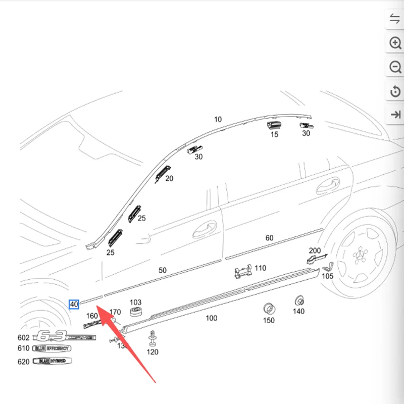 A2078810132 A2078810232 Хромированные накладки на крылья для Mercedes-Benz W207 E200 E220 E250 E350 E400 E500 (art.: 3920d98ed177a) - 3920d98ed177a