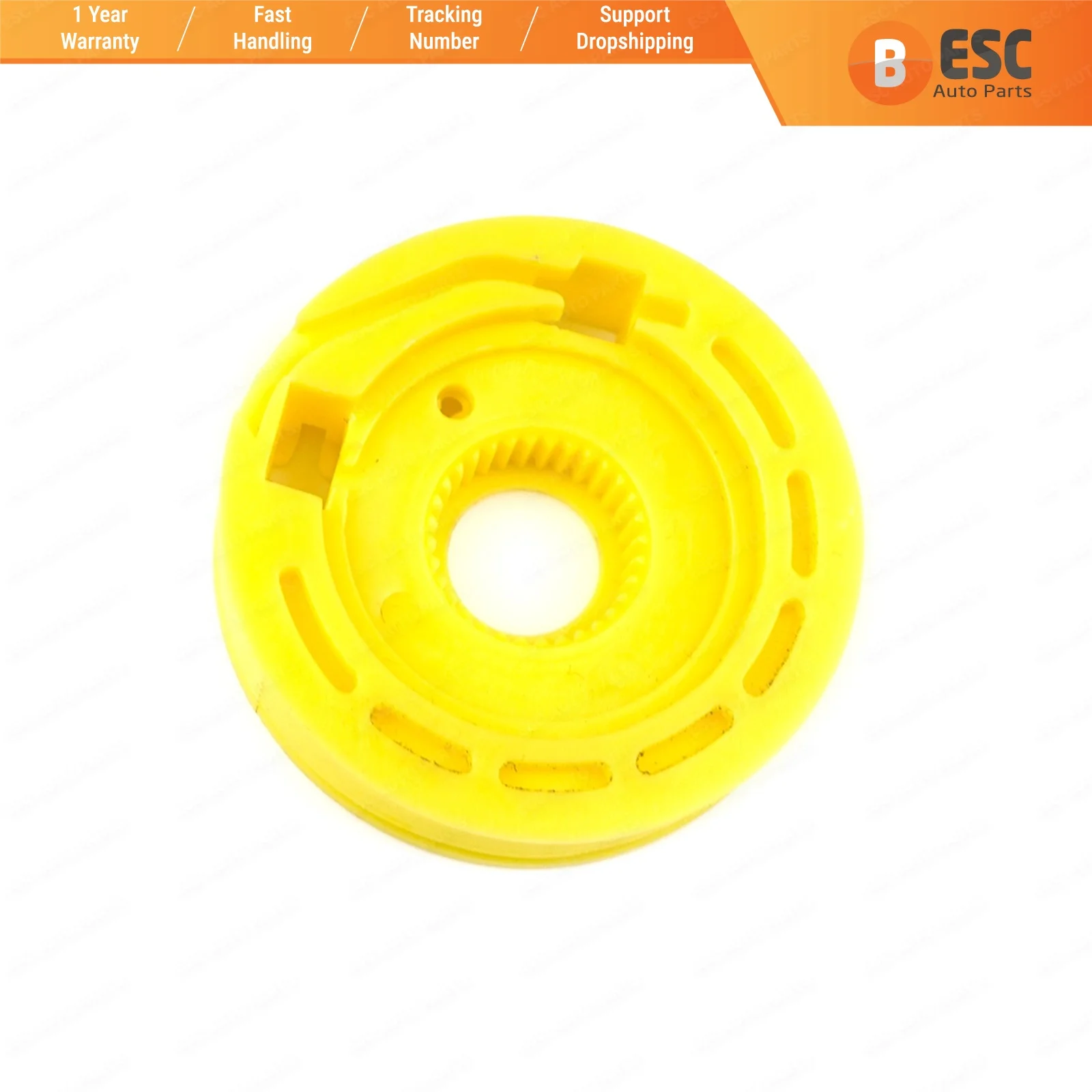 

Автозапчасти ESC EWR196, электрический стеклоподъемник, колесо регулятора, передний желтый для BMW E39 1995-2004, доставка из Турции