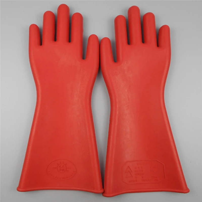 

Профессиональные электрические перчатки с защитой от электричества, практичные Изоляционные электрические перчатки, рабочие защитные пер...