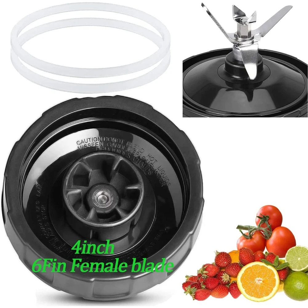

6-Fins Female for Ninja Blender Blade Replacement Parts Compatible with Auto IQ Blenders
