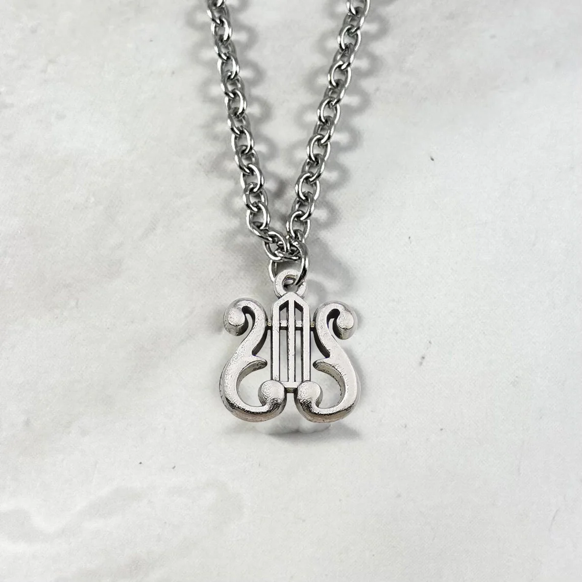 Колье Apollo's Lyre ручной работы | Ювелирные изделия Y2K греческой мифологии