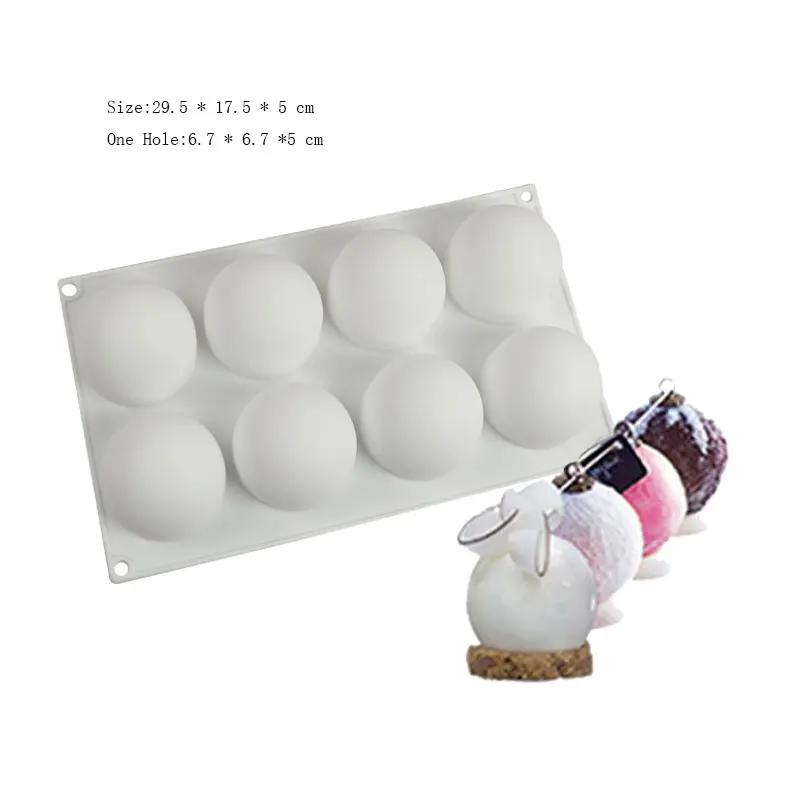 

8 цветов, силиконовая форма для торта, помадка, шоколадный мусс, мороженое, желе, пудинг, десерт, инструменты для украшения