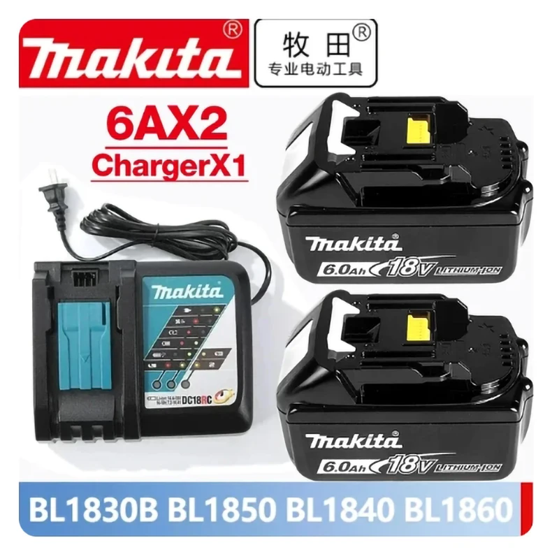 Аккумулятор Makita 18 в bl1850b BL1850 bl1860 bl1830 bl1815 bl1840 LXT400 6.0Ah
