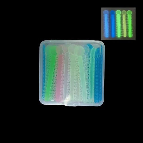 1040 шт./40 палочек/коробка, стоматологические ортодонтические лигатуры, галстуки, ночник, светящаяся лигатура, кольцо, красочные ленты, материал для ортопедического лечения