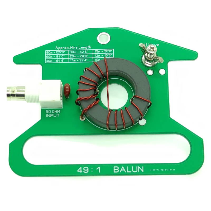 

Assembled 49:1 Balun Shortwave Without Tuning 50W PET 100W