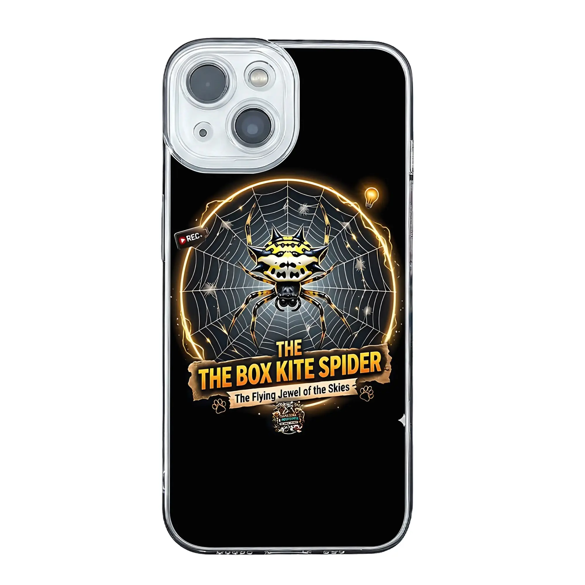 Чехол для телефона Box Kite Spider The Living Jewel Animal World Chronicles с защитой от ударов для iPhone 17 16 15 14 13 12 11 Pro Max (art.: 3920da8a86b71) - 3920da8a86b71