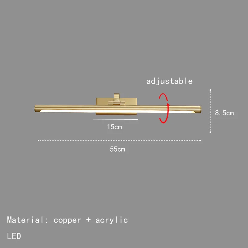 

Золотой медный настенный светильник IWP