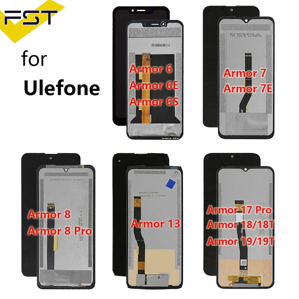 Для Ulefone Armor 13 ЖК-дисплей сенсорный экран дигитайзер для Ulefone Armor 6 Armor 7 8 Pro 9 11 14 16 17 Pro 18 18T 19T Armor13