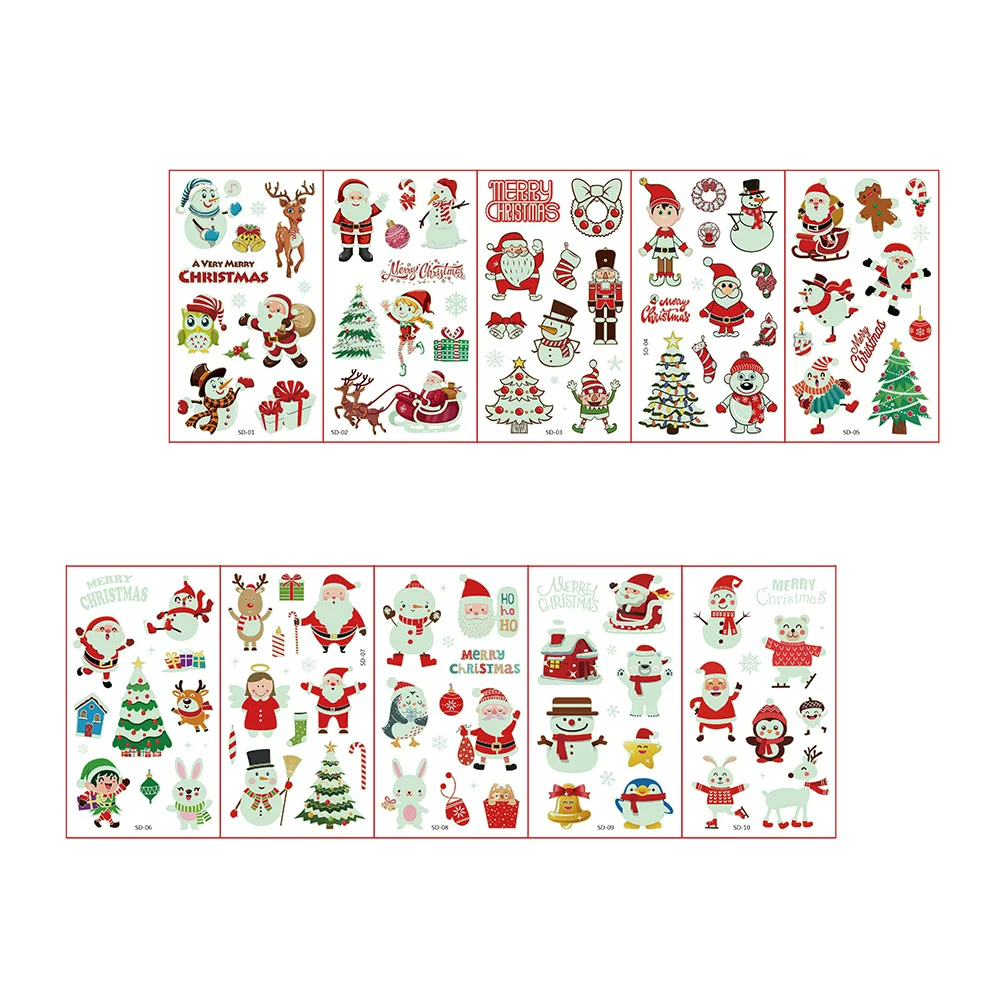 

20 листов, наклейки-татуировки для детей