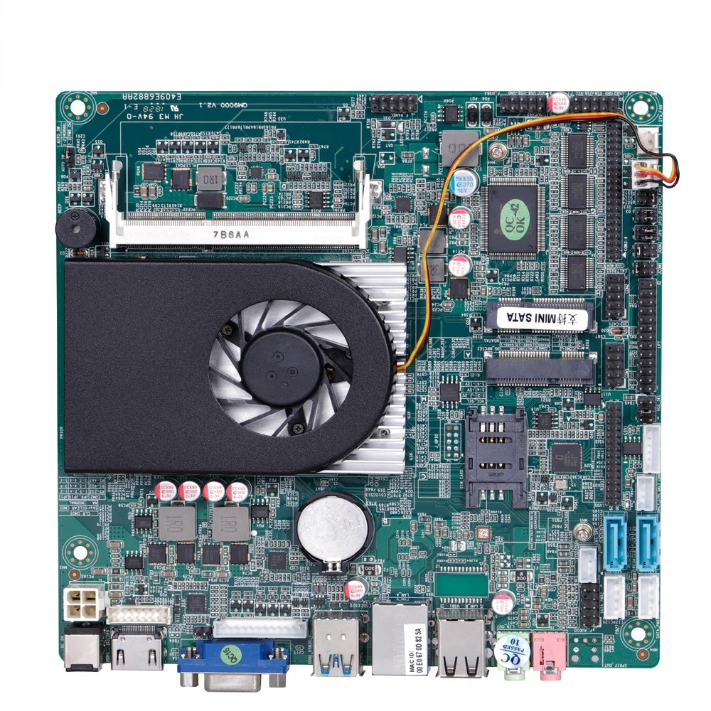 4-е Поколение 5-го поколения мини-плата Core I3 I5 i7 4510U процессор x86 DDR3 Mini Itx материнская плата
