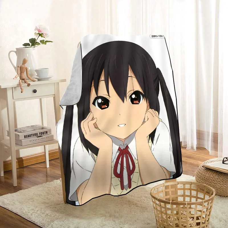 

Новая Адзуса Накано K-ON! Одеяло с принтом s, мягкое одеяло, покрывало для дома/дивана/постельного белья, портативное дорожное одеяло для взрос...