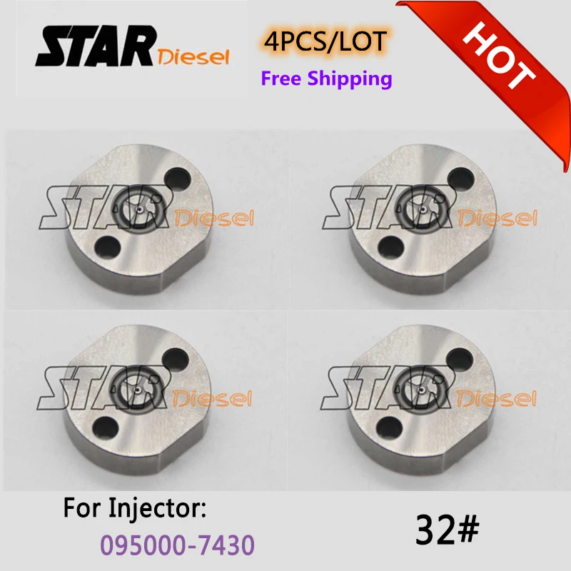 

STAR Diesel Nozzle Orifice 4 Pieces*32# Common Rail Injector Control Valve For Sprayer 095000-743# 095000-7430