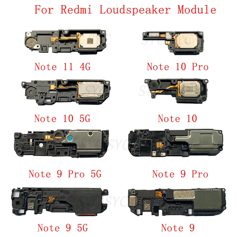 

Loudspeaker Buzzer Ringer Flex Cable For Xiaomi Redmi Note 11 Note 10 9 Pro 5G Loudspeaker Module Repair Parts