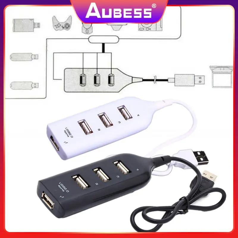 

With Cable Expansion Cable Multi Hub High Speed Portable Extension Splitter Usb 2.0 Hub For Pc Laptop Notebook Computer Adapter