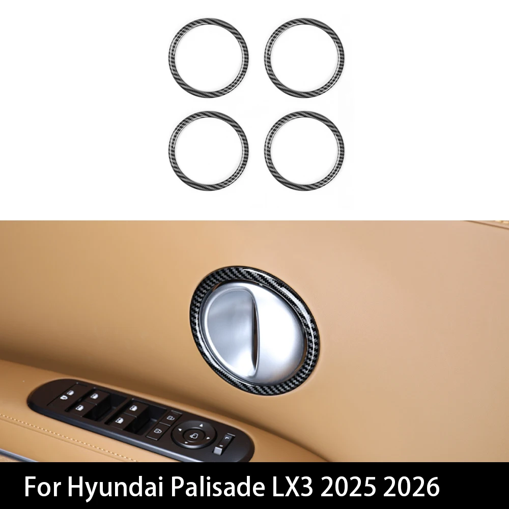 

Для Hyundai Palisade LX3 2025 2026, внутренняя дверная ручка автомобиля, чаша, рамка, накладка, внутренние молдинги, украшения, аксессуары, левый/правый руль