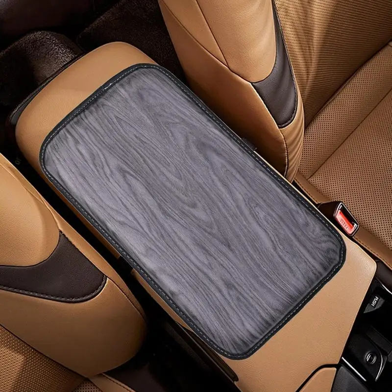 

Car Armrest Mat Cover Vehicle Seat Box Protection Cushion Auto Arm Rest Box Pad Leather Center Console Covers Interior Accessory