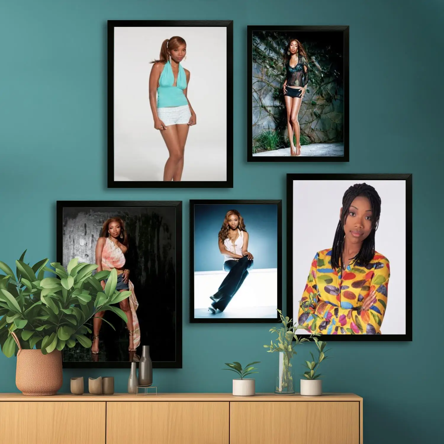 Плакат на холсте Brandy Norwood и настенное искусство печать с изображением