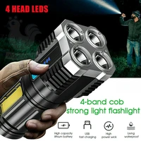 d2 super bright 99000lm torch powerful led flashlight edc usb rechargeable camping fishing tactical lamp headlamp lantern torch