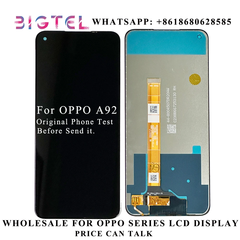 For OPPO A92 CPH2059 LCD Replacement Mobile Phone LCD Display Touch Digitizer Screen Assembly