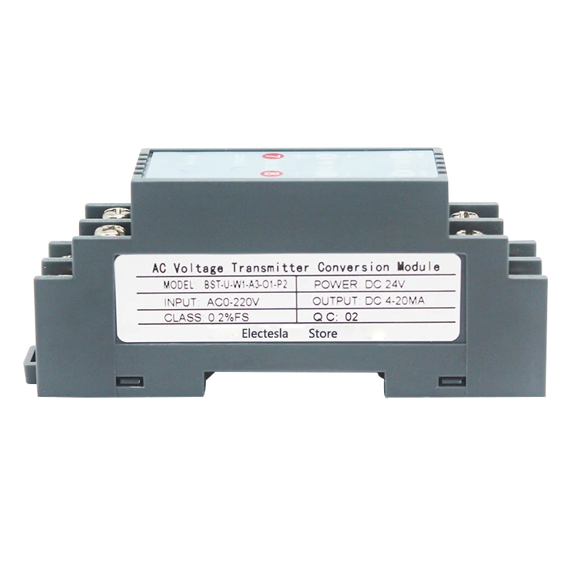 ES-BST-U AC Voltage Transmitter Sensor Transducer 5V 100V 220V 380V 1000V Input 4-20mA 0-10V Output Signal Monitoring |